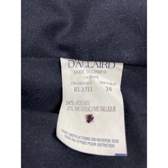 D'Allaird Women's Vintage Paisley Printed Metallic Sparkling Blazer Size… - Picture 9 of 9